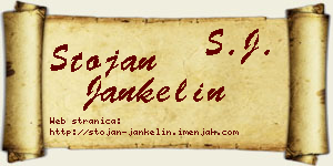 Stojan Jankelin vizit kartica